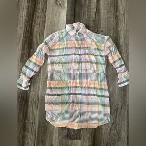 Stars Above Sleepwear Pajama Shirt Long Sleeve Slip on for Women Size Medium